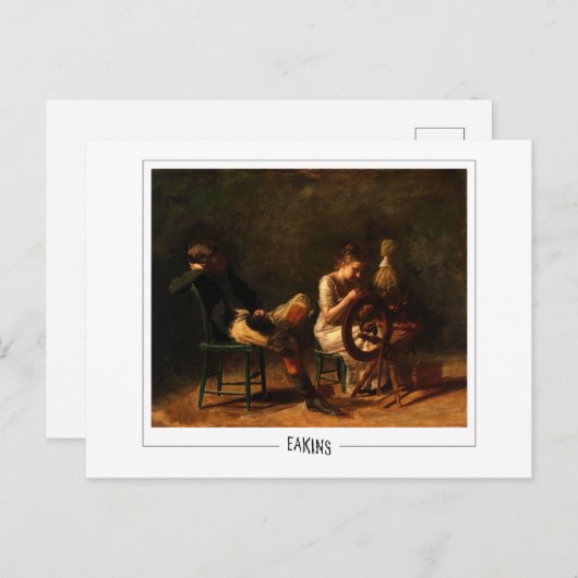 Thomas Eakins #21 - Fijne Kunst Briefkaart (Voorkant / Achterkant)