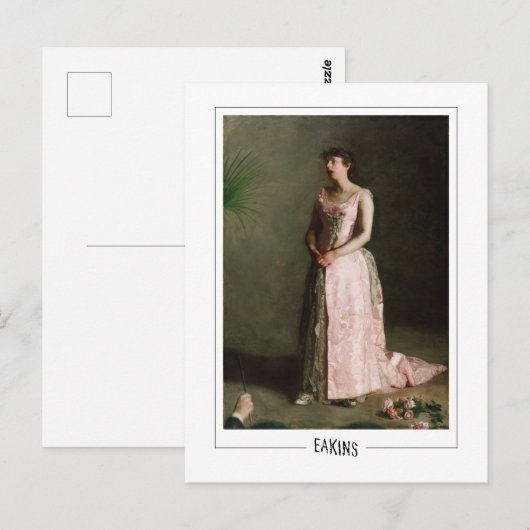 Thomas Eakins #22 - Fijne Kunst Briefkaart (Voorkant / Achterkant)