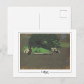 Thomas Eakins #376 - Kunstkaart Briefkaart (Voorkant / Achterkant)