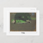 Thomas Eakins #376 - Kunstmatig Briefkaart (Voorkant / Achterkant)