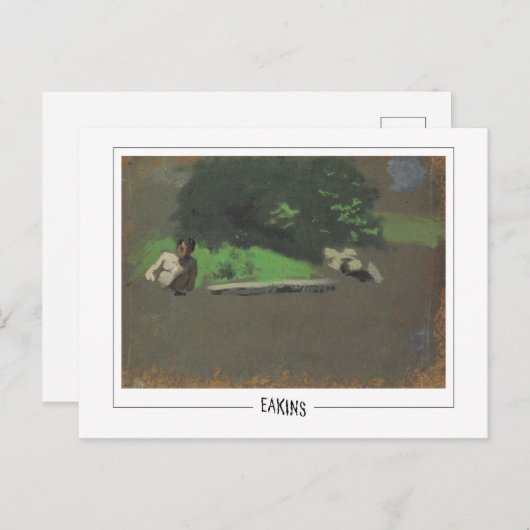 Thomas Eakins #376 - Kunstmatig Briefkaart (Voorkant / Achterkant)