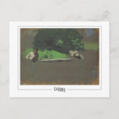 Thomas Eakins #376 - Kunstmatig Briefkaart (Voorkant)