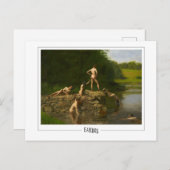 Thomas Eakins #414 - Kunstmatig Briefkaart (Voorkant / Achterkant)