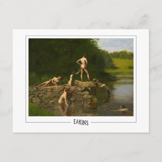 Thomas Eakins #414 - Kunstpostkaart Briefkaart (Voorkant)