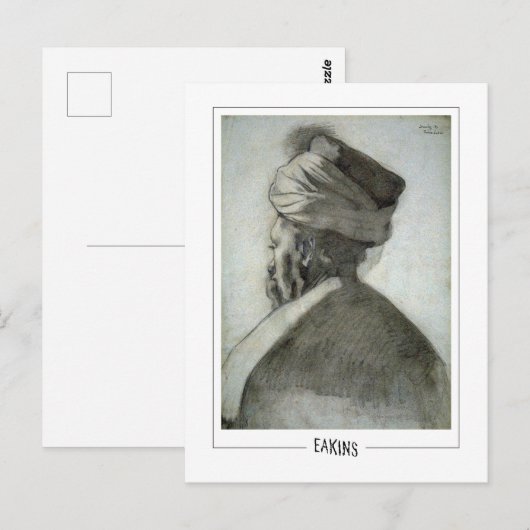 Thomas Eakins #468 - Fijne Kunst Briefkaart (Voorkant / Achterkant)