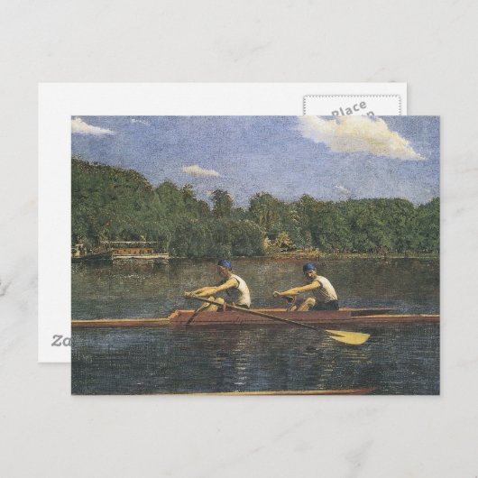 Thomas Eakins Biglin Brothers Racing Briefkaart (Voorkant / Achterkant)