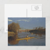 Thomas Eakins - De Champion Single Sculls Briefkaart (Voorkant / Achterkant)
