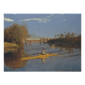 Thomas Eakins - De Champion Single Sculls Foto Afdruk (Voorkant)