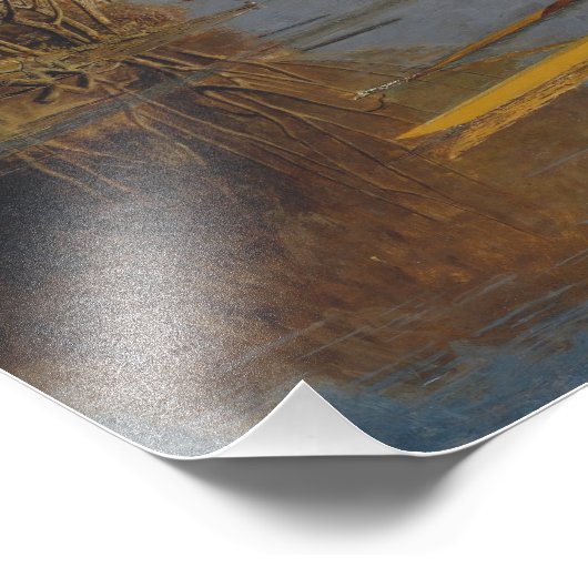 Thomas Eakins - De Champion Single Sculls Foto Afdruk (Hoek)