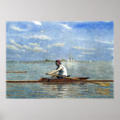 Thomas Eakins John Biglin in een Single Scull Poster (Voorkant)