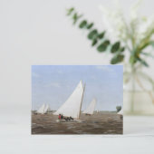 Thomas Eakins - Sailboten Racing on the Delaware Briefkaart (Staand voorkant)