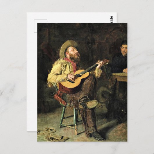 Thomas Eakins schilderij, Home Ranch, Briefkaart (Voorkant / Achterkant)