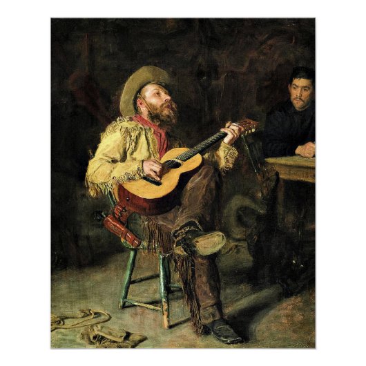 Thomas Eakins schilderij, Home Ranch, Perfect Poster (Voorkant)