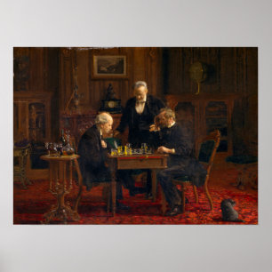 Thomas Eakins the Chess Spelers Poster