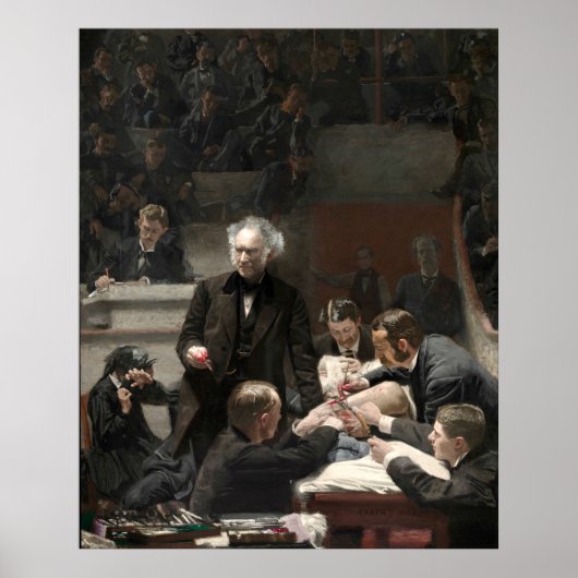 Thomas Eakins The Gross Clinic Poster (Voorkant)