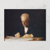 Thomas Eakins-The Writing Master (Benjamin Eakins) Briefkaart (Voorkant)