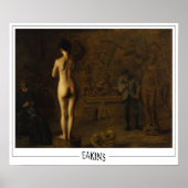 Thomas Eakins Zedign Art Poster #1 (Voorkant)