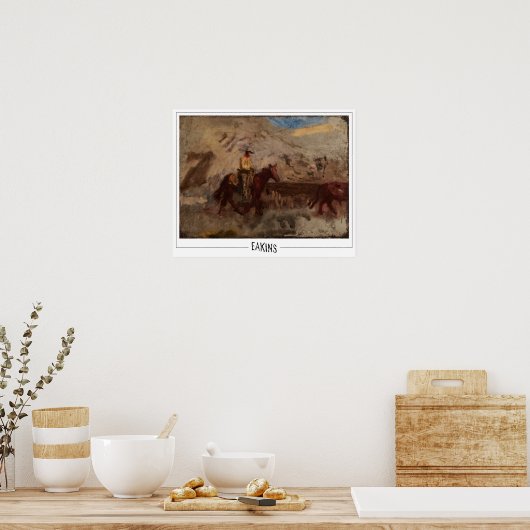 Thomas Eakins Zedign Art Poster #10 (Keuken)