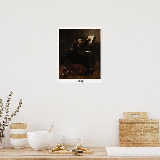 Thomas Eakins Zedign Art Poster #19 (Keuken)