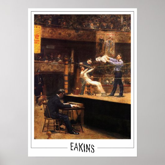 Thomas Eakins Zedign Kunstposter #350 Poster (Voorkant)