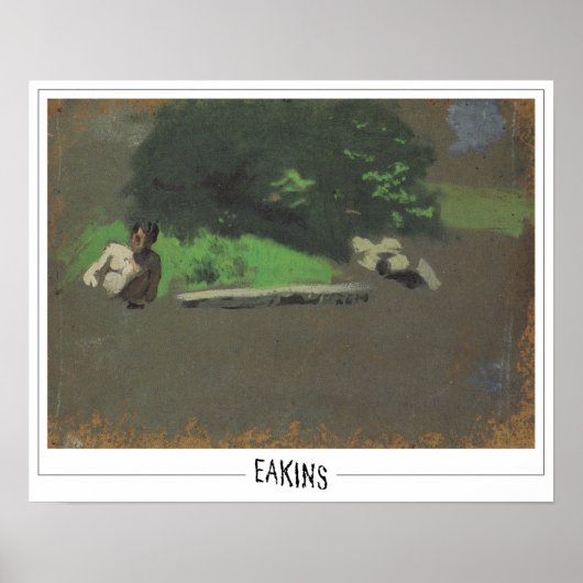 Thomas Eakins Zedign Kunstposter #376 Poster (Voorkant)