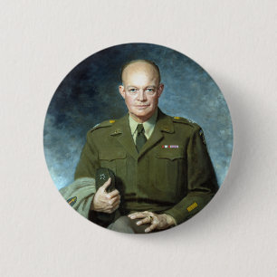 Thomas Edgar Stephens Dwight D. Eisenhower Ronde Button 5,7 Cm
