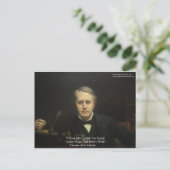 Thomas Edison "10.000 Ways" Wisdom Quote Gifts Briefkaart (Staand voorkant)
