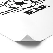 Thomas Edison Bears Voetbalrekening 2025 Poster (Hoek)