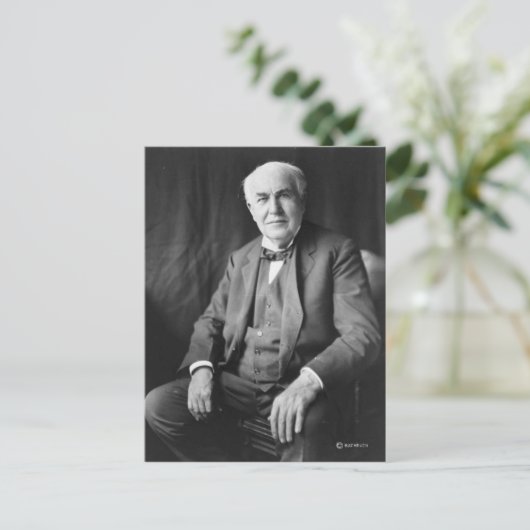 Thomas Edison Briefkaart (Staand voorkant)