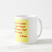 Thomas Edison citeert Koffiemok (Voorkant rechts)