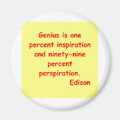 Thomas Edison citeert Magneet (Voorkant)