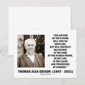 Thomas Edison Doctor in de Toekomst geeft geen med (Voorkant / Achterkant)