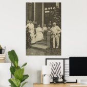 Thomas Edison en Family Poster (Thuiskantoor)