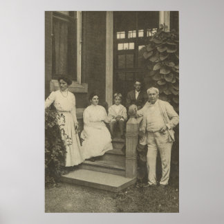 Thomas Edison en Family Poster