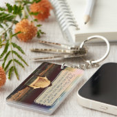 Thomas Edison Inspirerend citaat "mislukkingen" Sleutelhanger (Voorkant Rechts)