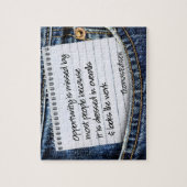 Thomas Edison Inspirerend citaat "Opportunity" Legpuzzel (Verticaal)