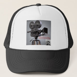 Thomas Edison "Nog één keer" citaat Trucker Pet
