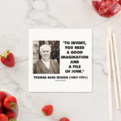 Thomas Edison om een hoop puinhoop te doen ontstaa Servet (Insitu)