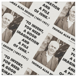 Thomas Edison om een hoop puinhoop te doen ontstaa Stof