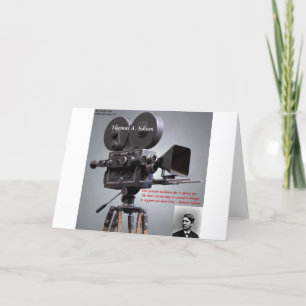 Thomas Edison "One More Time"-citaat Kaart