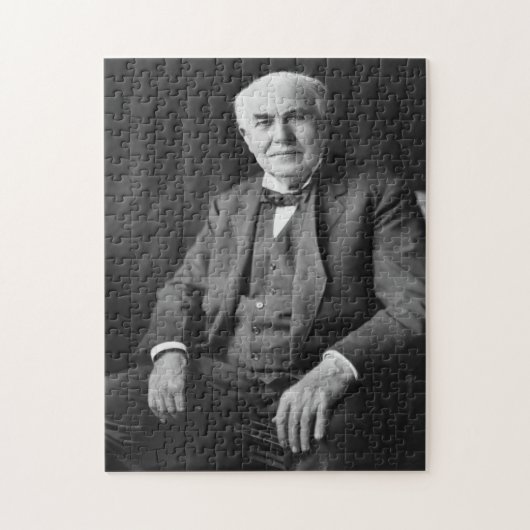 Thomas Edison Portrait Legpuzzel (Verticaal)