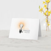 Thomas Edison Quote Kaart (Gele Bloem)