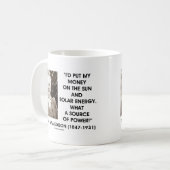 Thomas Edison Sun Solar-energiebron Koffiemok (Voorkant links)