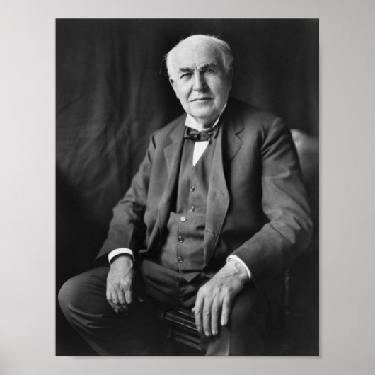 Thomas Edison - Uitvinder en zakenman Poster (Voorkant)