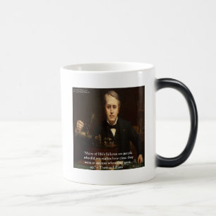 Thomas Edison "Voor succes" Wijsheid Citaat Cadeau Magische Mok