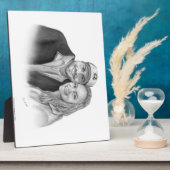 Thomas en Candice Fotoplaat (Zijkant)