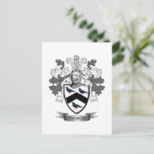 Thomas Family Crest Briefkaart (Staand voorkant)