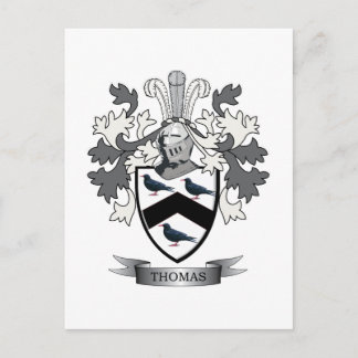 Thomas Family Crest Briefkaart