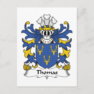 Thomas Family Crest Briefkaart