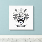 Thomas Family Crest Canvas Afdruk (Insitu (Houten vloer))